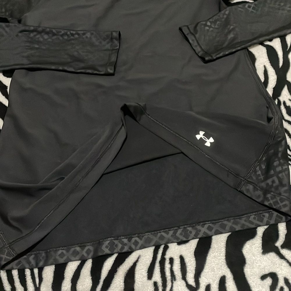 Under armour women’s print long sleeve fitted heat gear workout activewear top - Picture 7 of 11